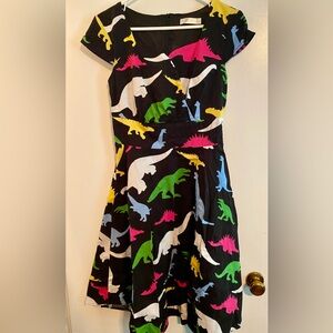 Dino print dress